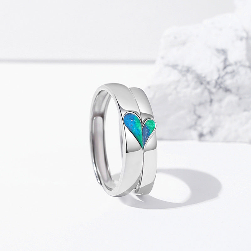 Sterling Silver Senz Fit Couple Couple Rings