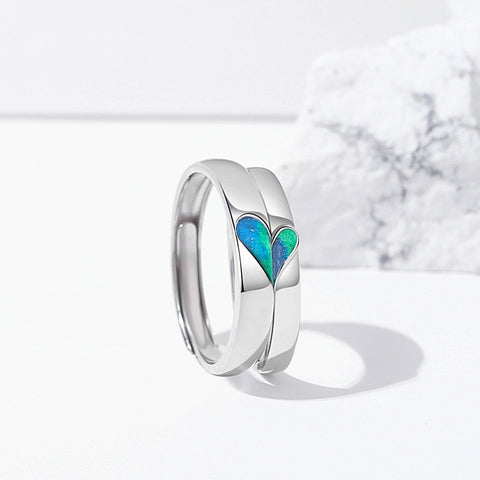 Sterling Silver Senz Fit Couple Couple Rings