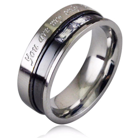 Titanium Steel Fashion Rings for Couples - Glöd of Sweden