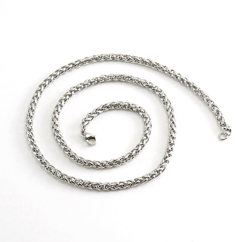 Adjustable Stainless Steel Keel Chain Necklace - Glöd of Sweden