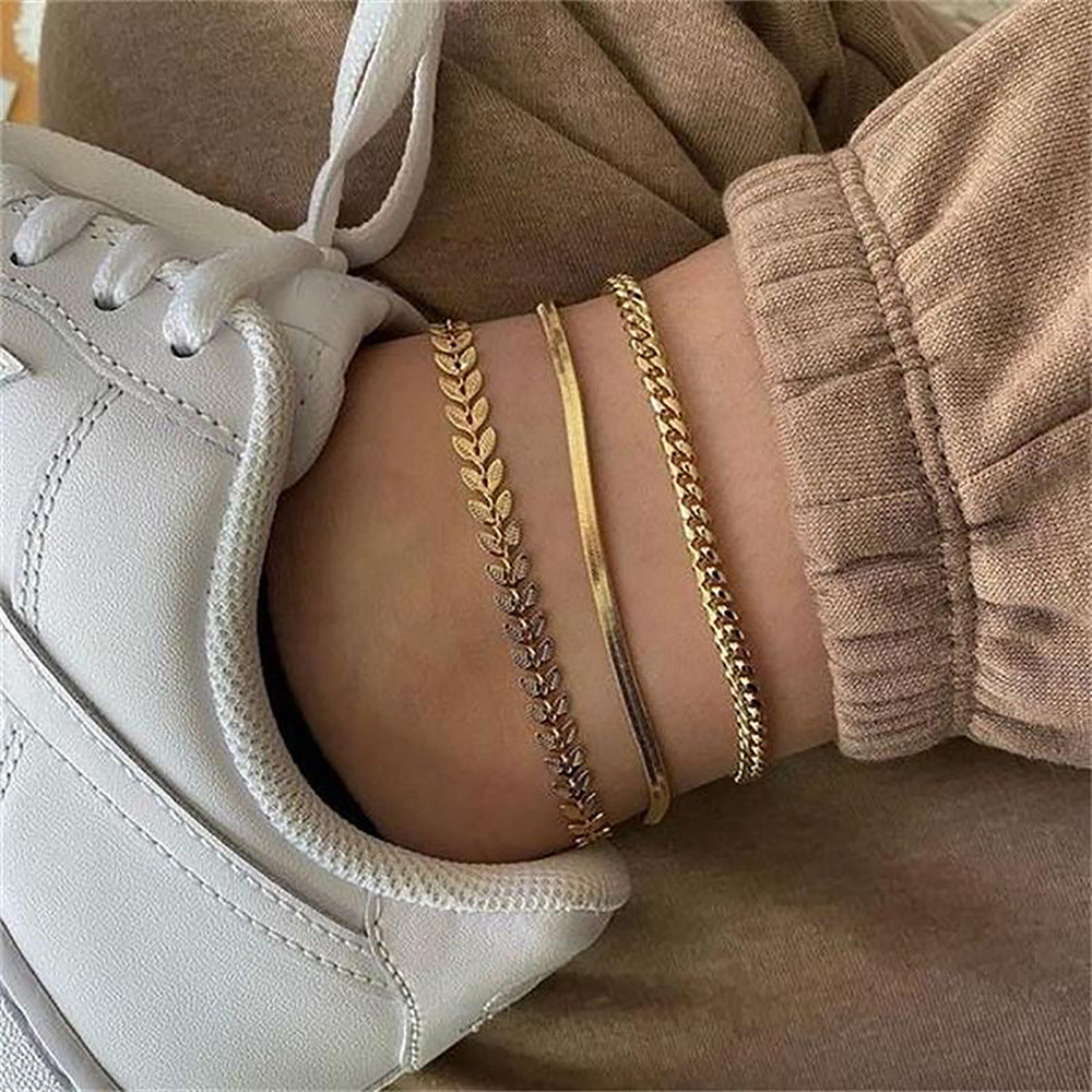 Stylish Stainless Steel Anklets for Women - Glöd of Sweden
