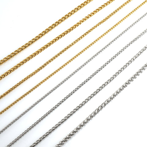 European And American Stainless Steel Necklace 18K Gold Keel Chain Necklace - Glöd of Sweden