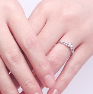 Find 925 Sterling Silver White Gold Couple Rings