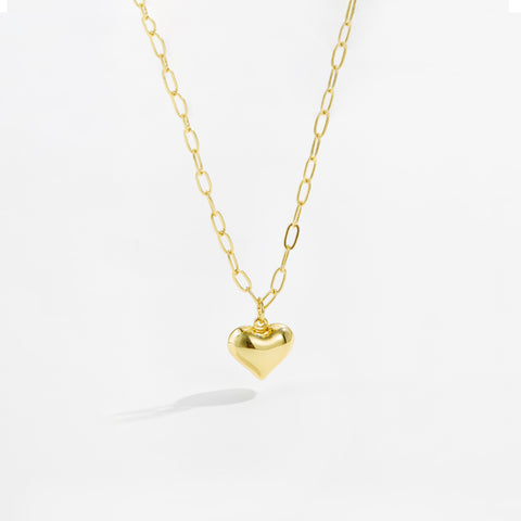 Gold-Plated Love Necklace For Women - Glöd of Sweden