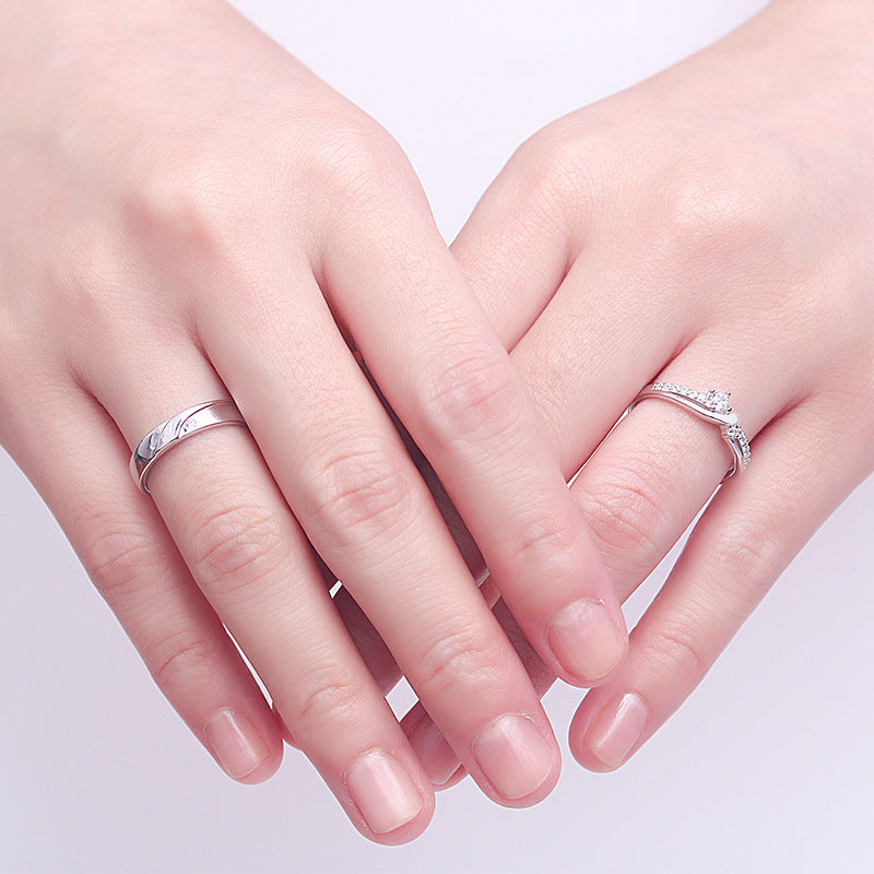 Elegant Matching Couple Rings - Glöd of Sweden