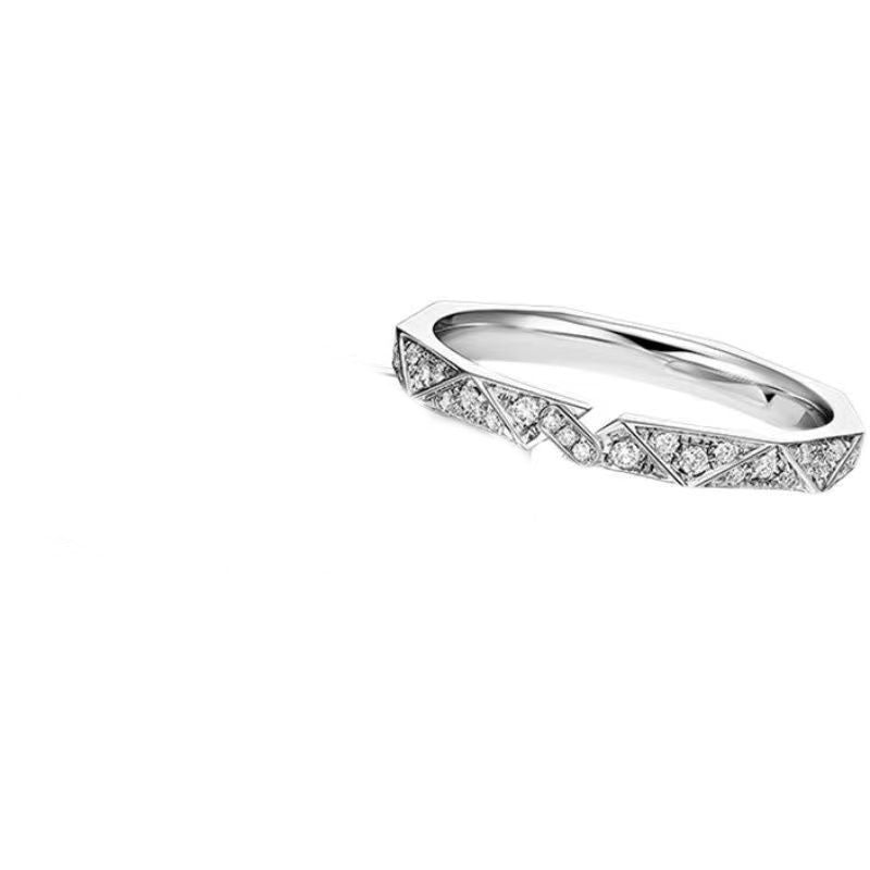 Sterling Silver Couple Rings For Her - Glöd of Sweden