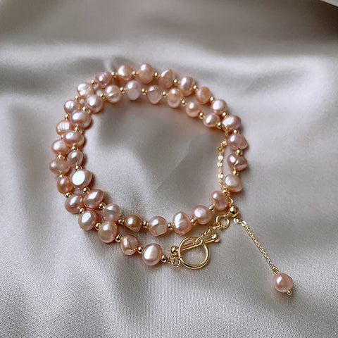 Adjustable Baroque Pearl Necklace for Women - Glöd of Sweden
