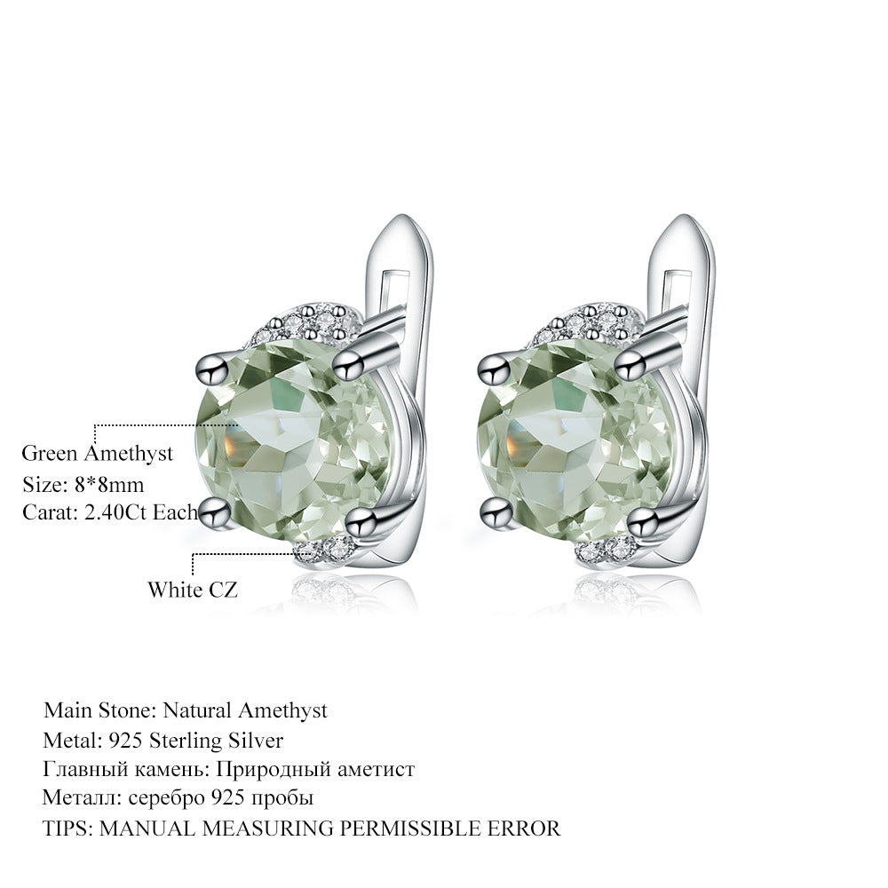 Feature of Citrine Stone Earrings - Glöd of Sweden